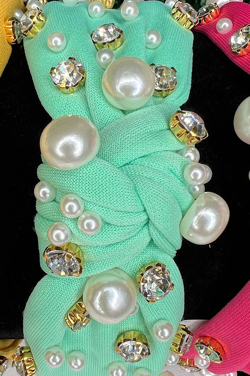 RHINESTONE & PEARL HEADBAND