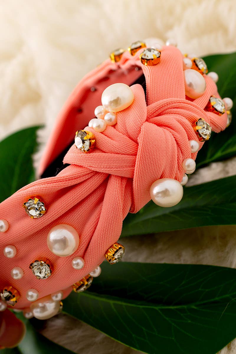 RHINESTONE & PEARL HEADBAND