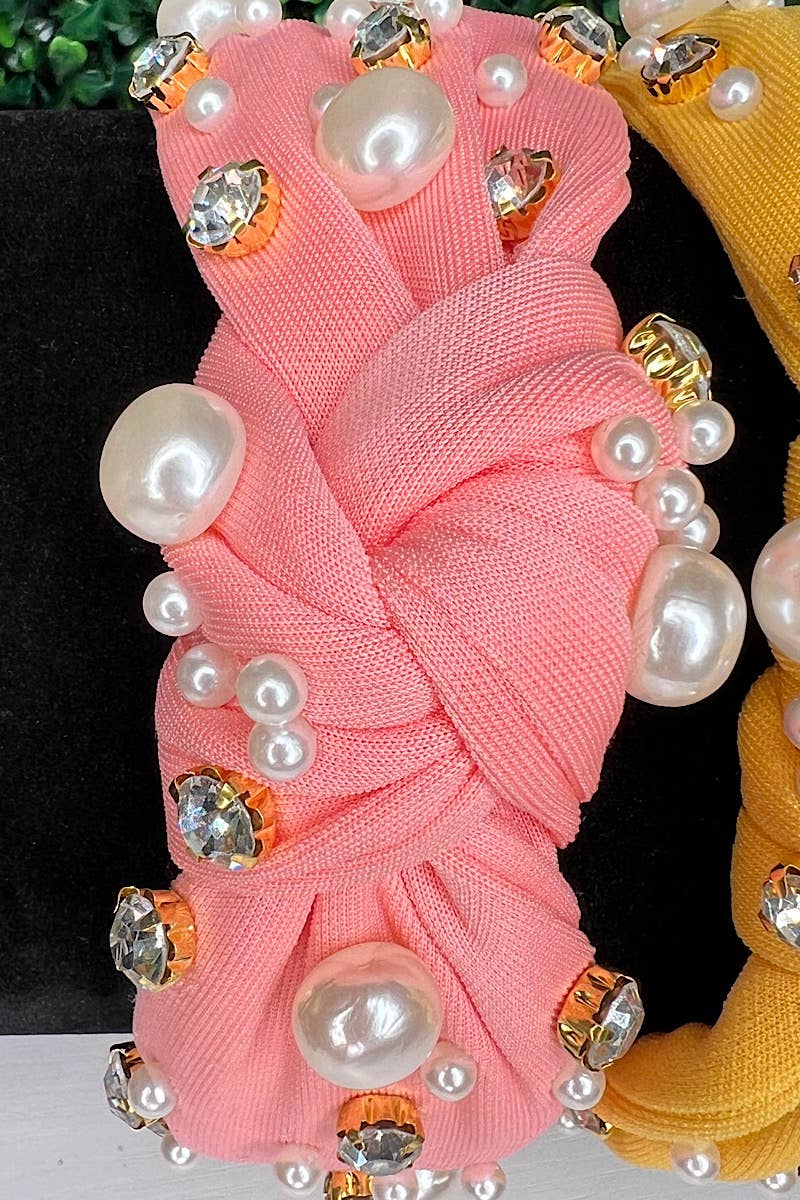 RHINESTONE & PEARL HEADBAND